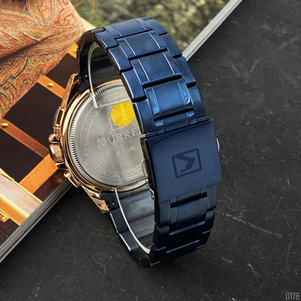 Curren 8363 Blue-Cuprum