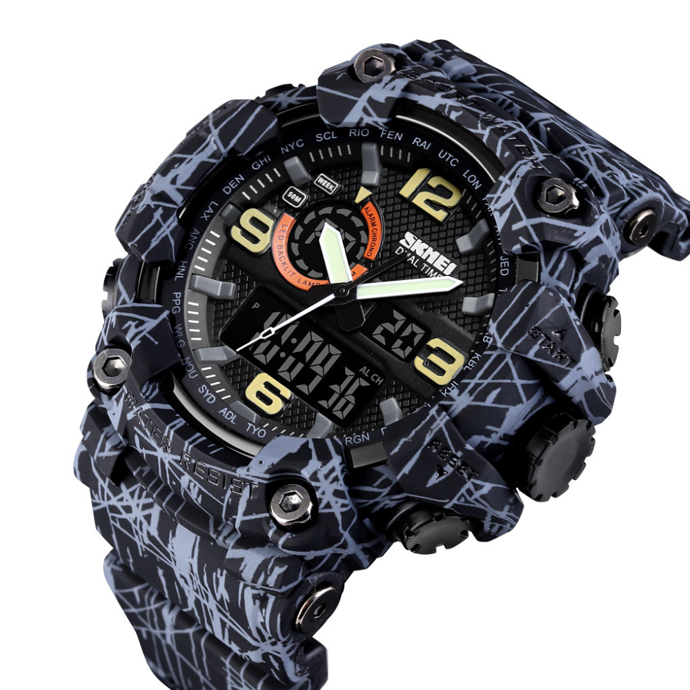 Skmei 1520GYBK gray black. SALE