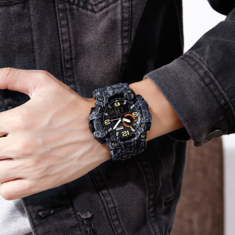 Skmei 1520GYBK gray black. SALE