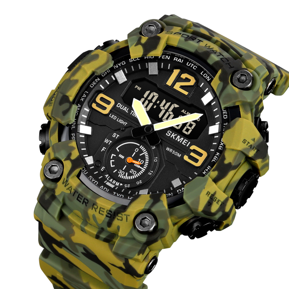 Skmei 1965CMGN camo green. SALE