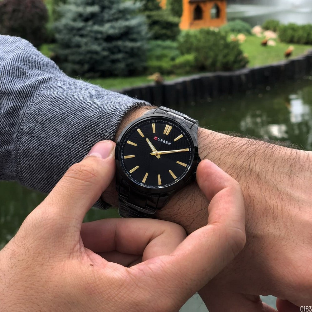 Curren 8322 Black-Gold