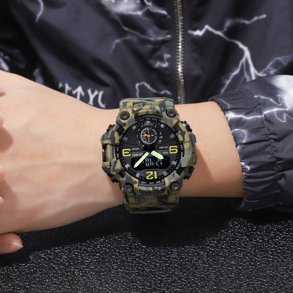 Skmei 1965CMGN camo green. SALE
