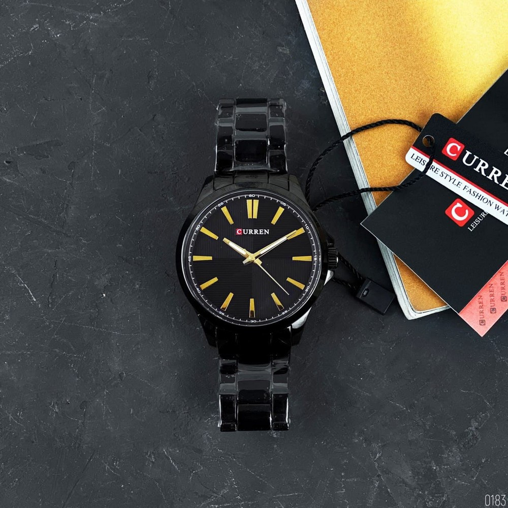 Curren 8322 Black-Gold