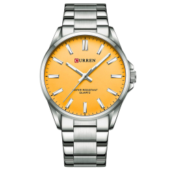 Curren 9090 Silver-Orange Curren 9090 Silver-Orange
