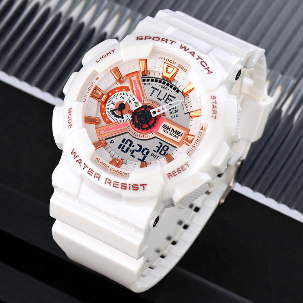 Skmei 1834WT White-Gold