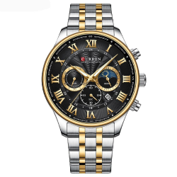 Curren 8427 Silver-Gold-Black Curren 8427 Silver-Gold-Black