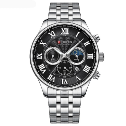 Curren 8427 Silver-Black Curren 8427 Silver-Black