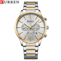 Curren 8435 Silver-Gold-Silver Curren 8435 Silver-Gold-Silver