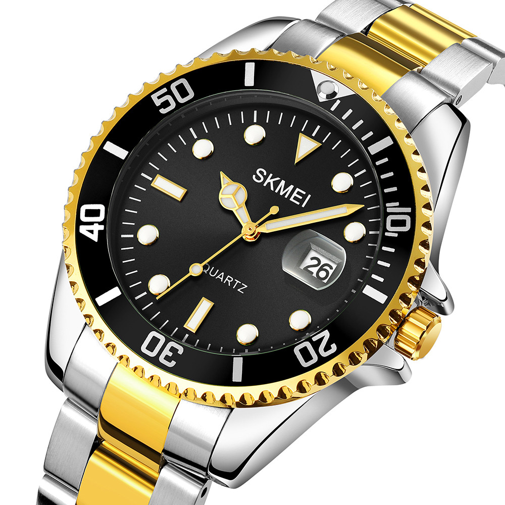 Skmei 1779TGDBK Silver-Gold-Black