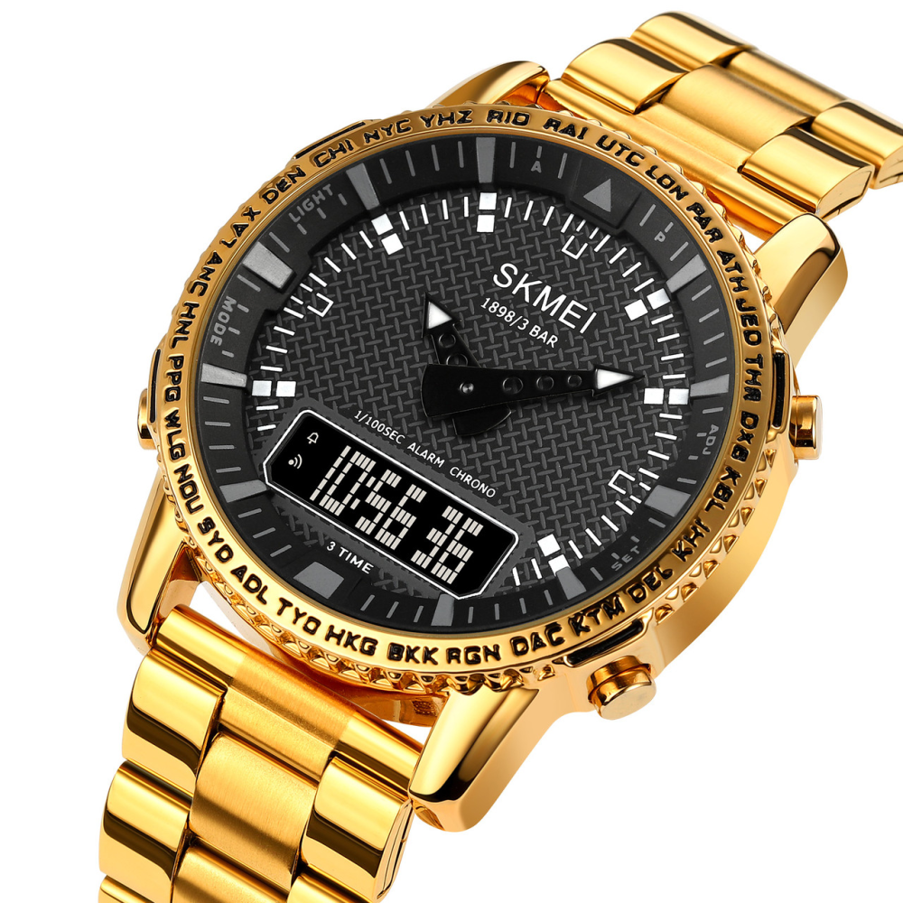 Skmei 1898GDBK Gold-Black SALE