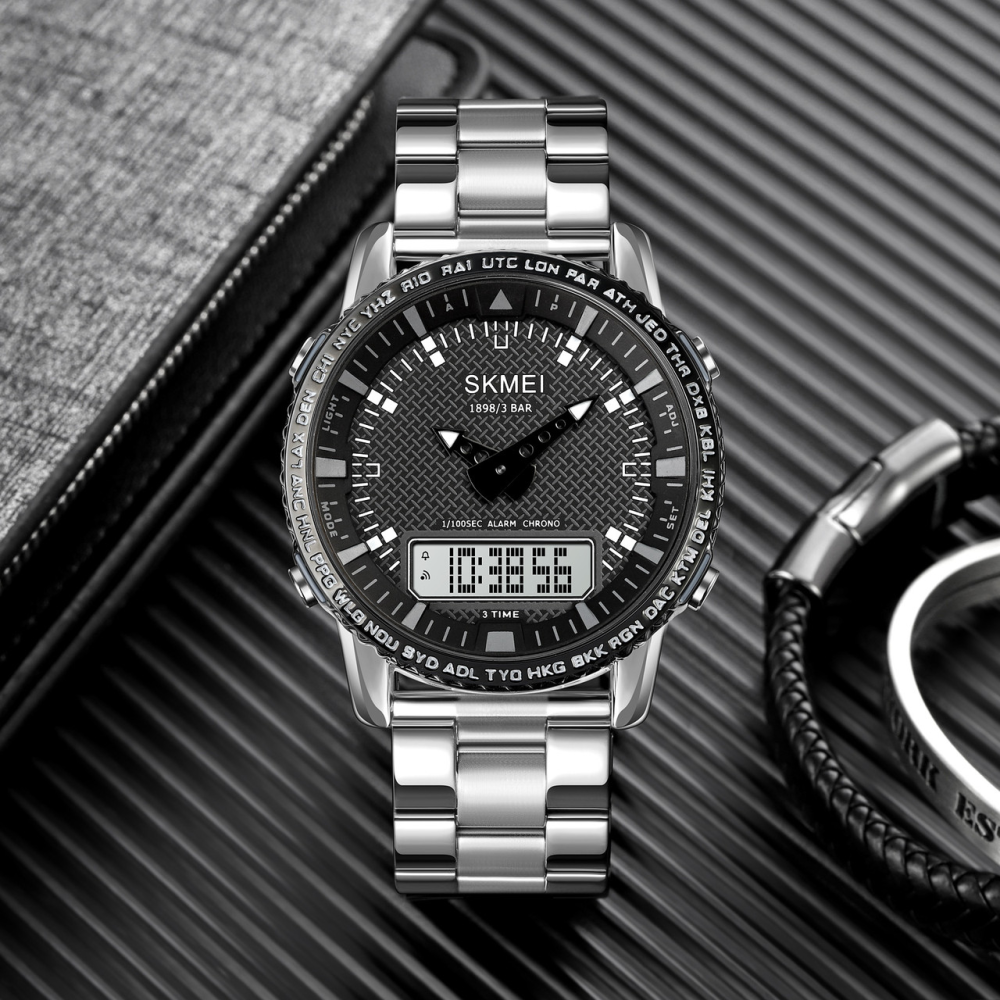 Skmei 1898SIWT Silver-White SALE