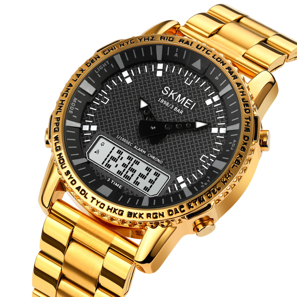 Skmei 1898GDWT Gold-White SALE