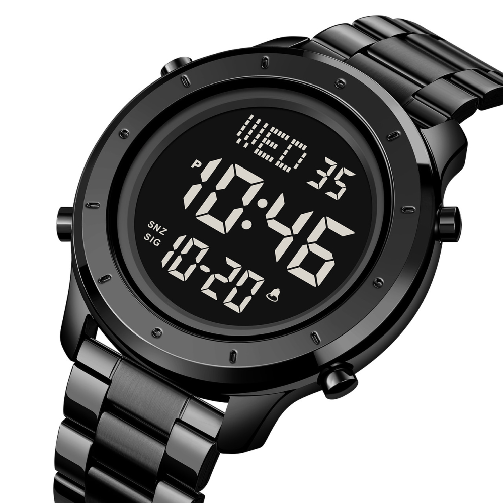 Skmei 1864SBKBK Black-Black Steel