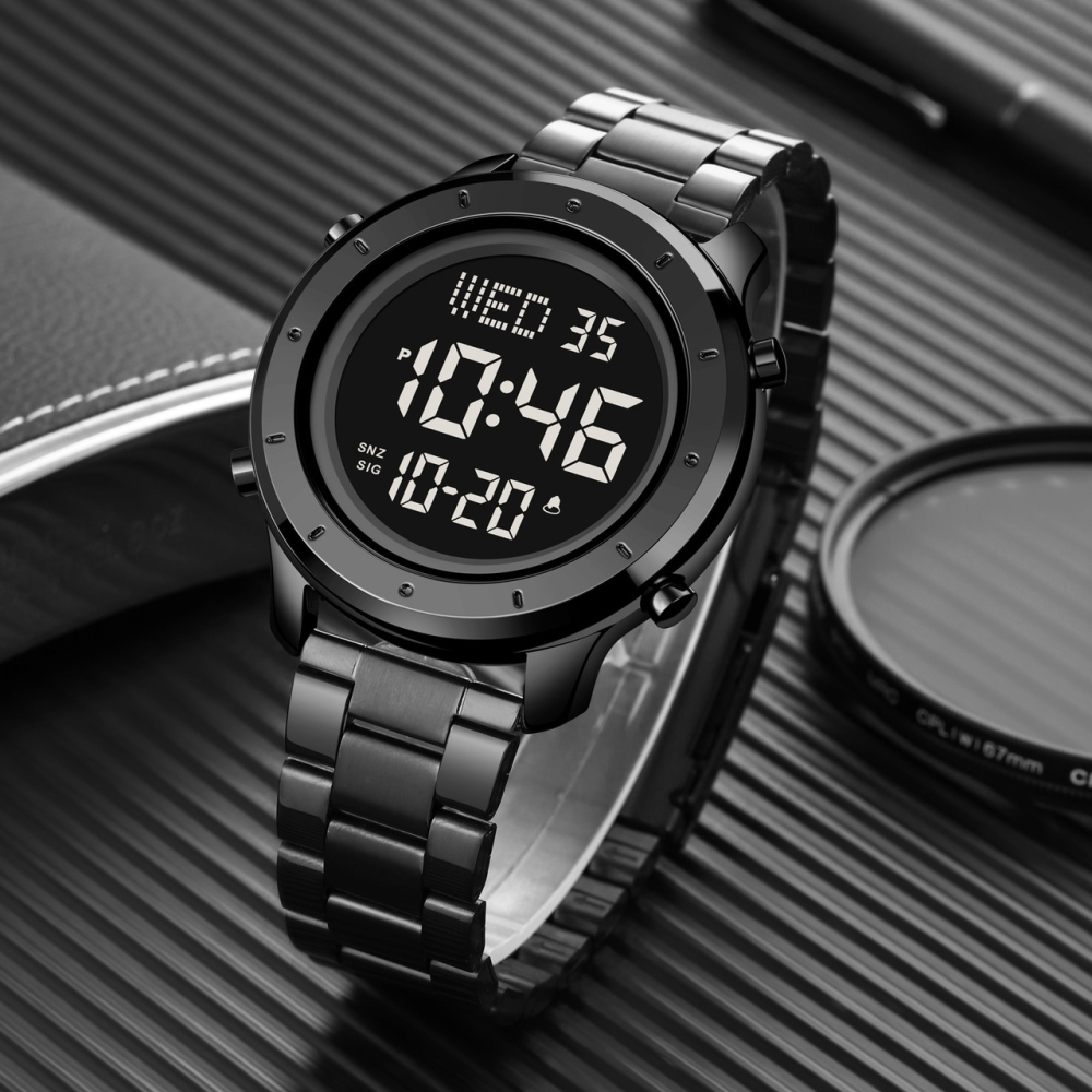 Skmei 1864SBKBK Black-Black Steel