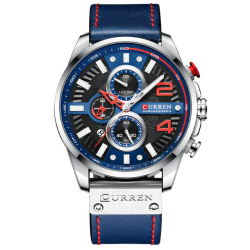 Curren 8393 Silver-Blue Curren 8393 Silver-Blue