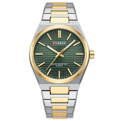 Curren 8439 Silver-Gold-Green Curren 8439 Silver-Gold-Green