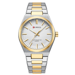 Curren 8439 Silver-Gold-White Curren 8439 Silver-Gold-White