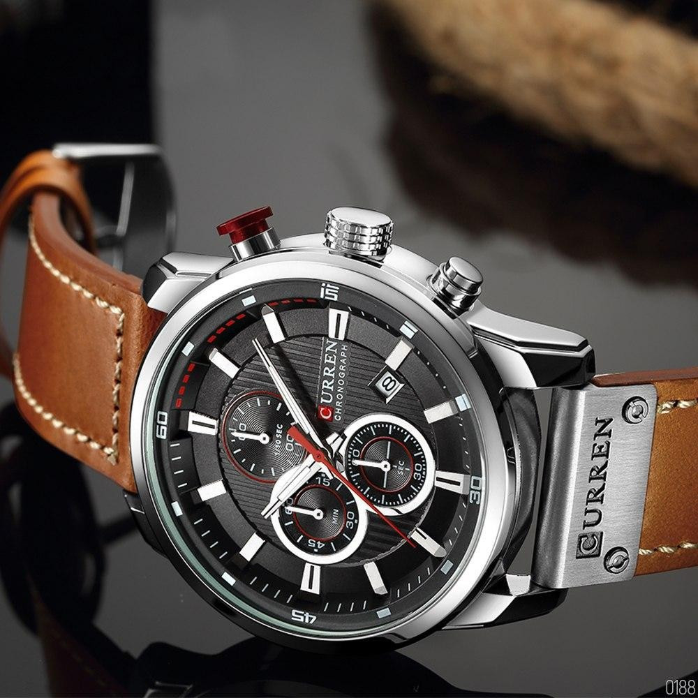 Curren 8291 Brown-Silver-Black