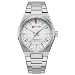 Curren 8439 Silver-White Curren 8439 Silver-White