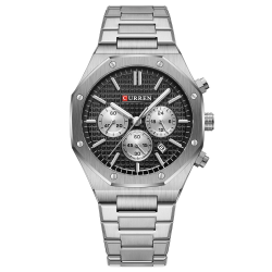 Curren 8440 Silver-Black Curren 8440 Silver-Black