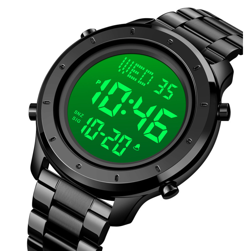 Skmei 1864SBKWT Black-White Steel