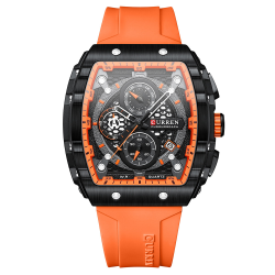 Curren 8442 Black-Orange Curren 8442 Black-Orange