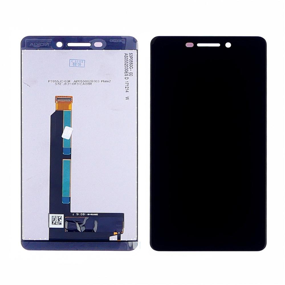 Дисплей для Nokia 6.1 Dual SIM с чёрным тачскрином