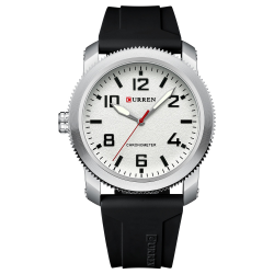 Curren 8454 Silver-White Curren 8454 Silver-White