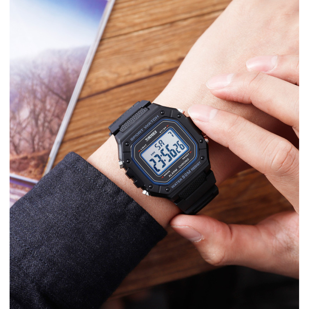 Skmei 1496BKWT Black-White