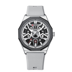 Curren 8437 Silver-White Curren 8437 Silver-White