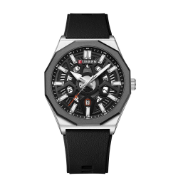 Curren 8437 Silver-Black Curren 8437 Silver-Black