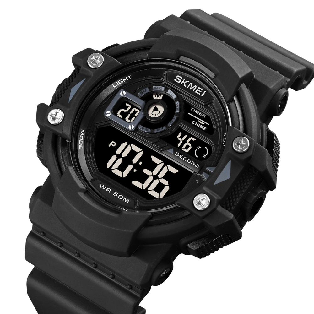 Skmei 1778BKBK Black-Black STOPPED