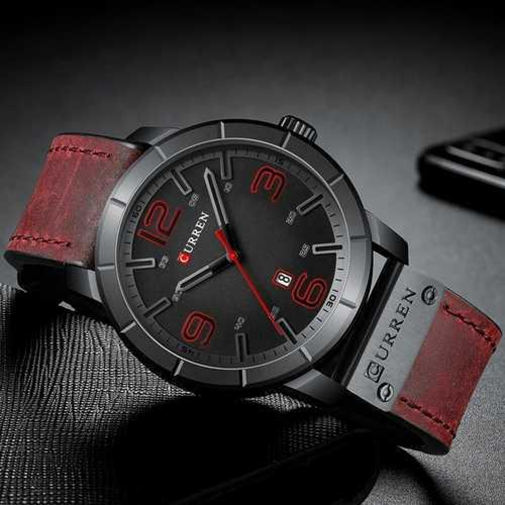 Curren 8327 Red-Black