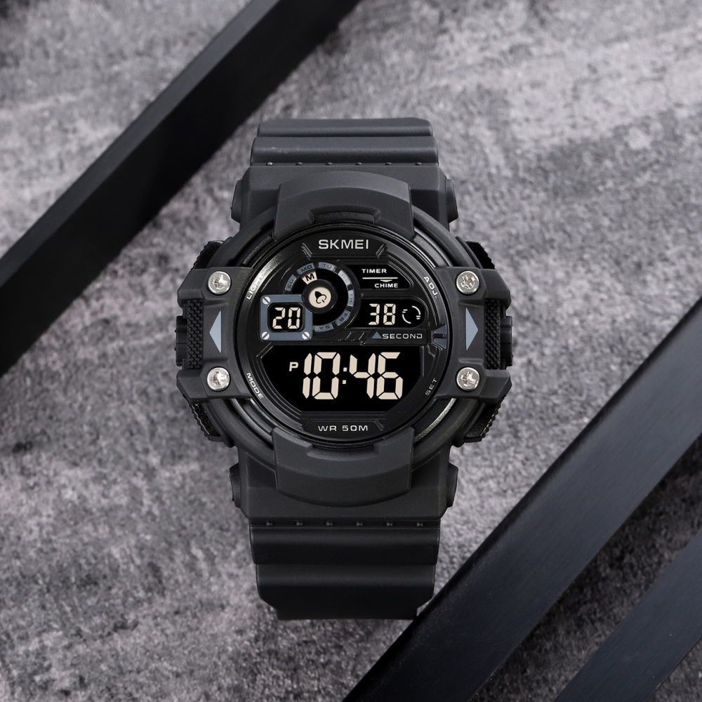 Skmei 1778BKBK Black-Black STOPPED