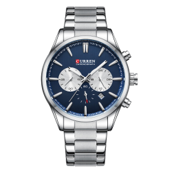 Curren 8446 Silver-Blue Curren 8446 Silver-Blue