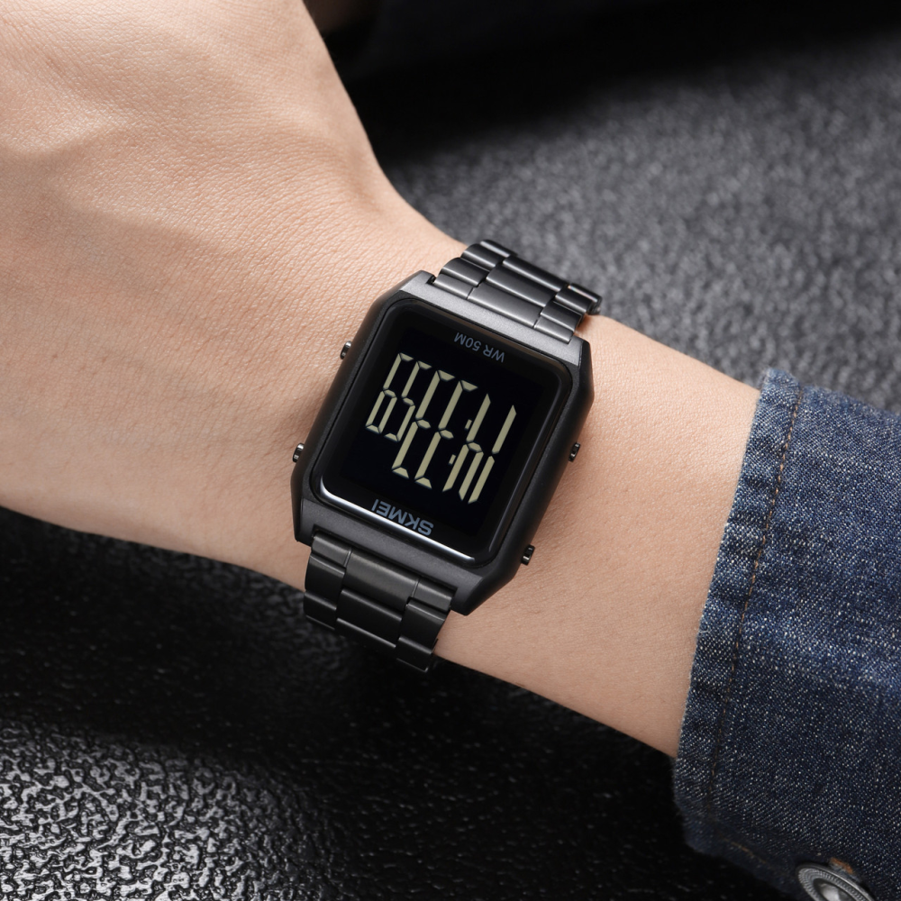 Skmei 1879BKBK Black-Black STOPPED