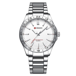 Curren 8452 Silver-White Curren 8452 Silver-White