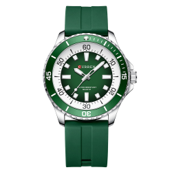 Curren 8448 Silver-Green Curren 8448 Silver-Green
