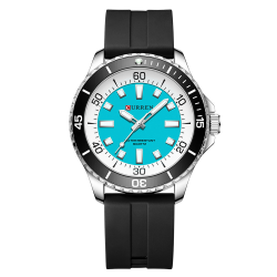 Curren 8448 Silver-Blue-Black Curren 8448 Silver-Blue-Black