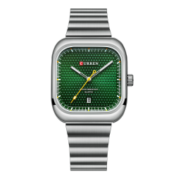 Curren 8460 Silver-Green Curren 8460 Silver-Green