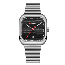 Curren 8460 Silver-Black Curren 8460 Silver-Black