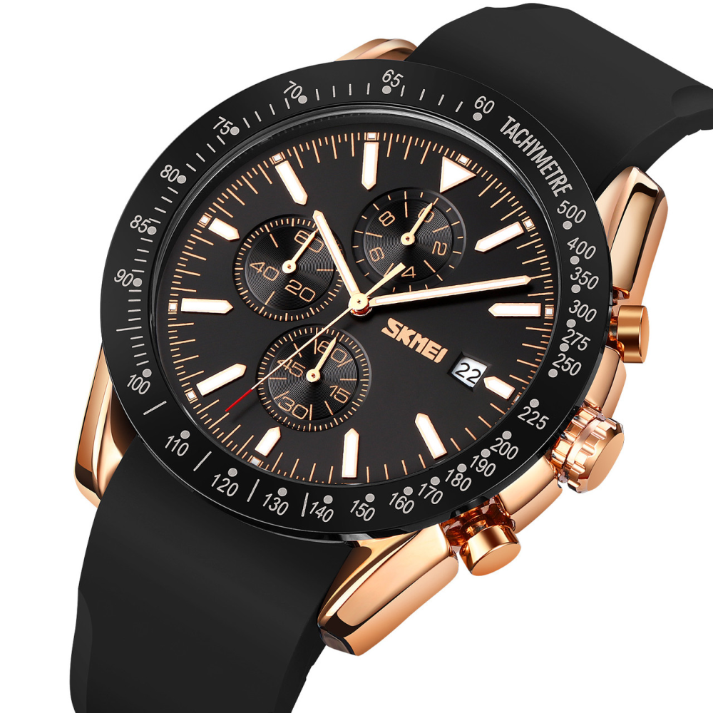 Skmei 9253PRGBK Rose Gold-Black Sil