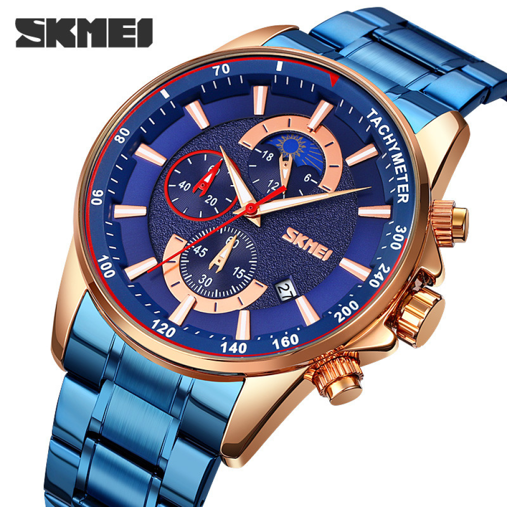 Skmei 9250RGBU Rose Gold-Blue SALE