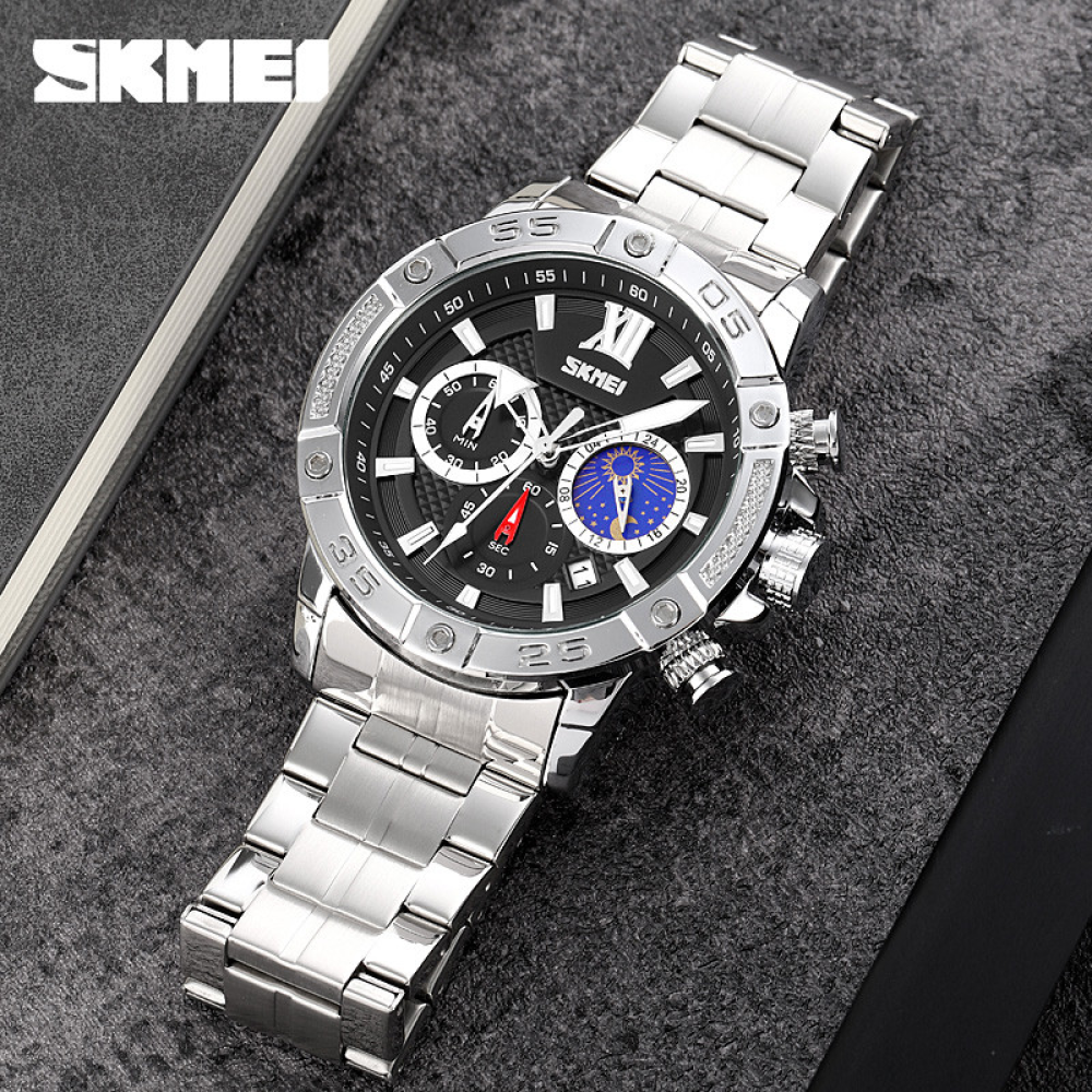 Skmei 9235SIBK Silver-Black