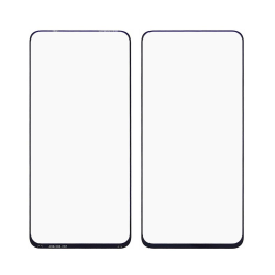 Стекло тачскрина для Samsung A805/ A905 Galaxy A80 (2019)/ A90 (2019) чёрное с олеофобным покрытием, закалённое