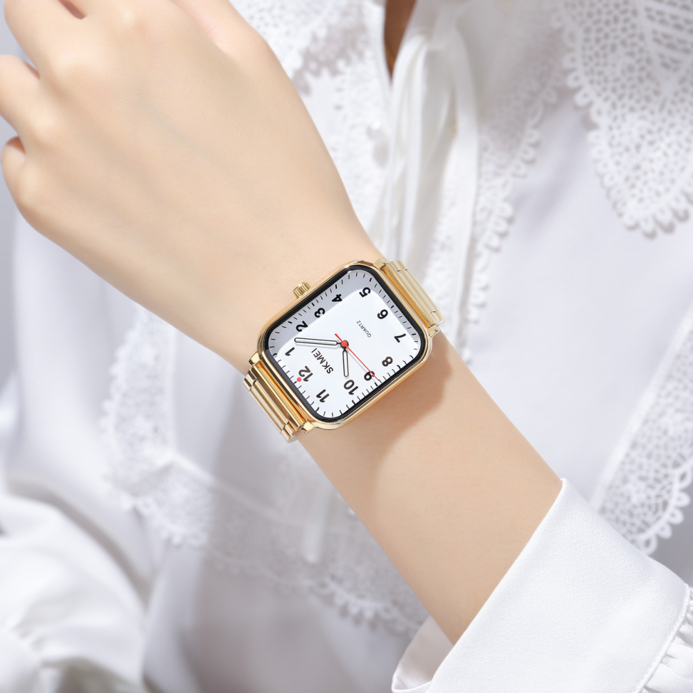 Skmei 1954GDWT Gold-White SALE