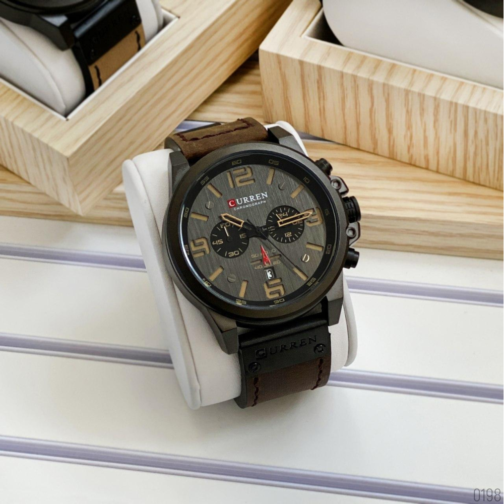 Curren 8314 Black-Brown