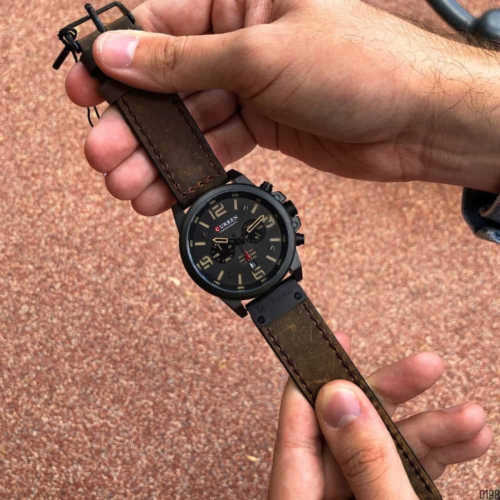 Curren 8314 Black-Brown