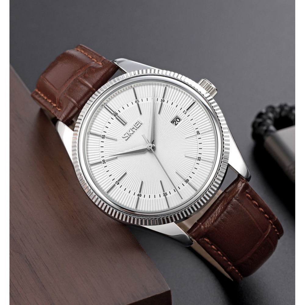 Skmei 9298SISIBN Silver Silver-Brown SALE
