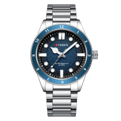 Curren 8450 Silver-Blue Curren 8450 Silver-Blue